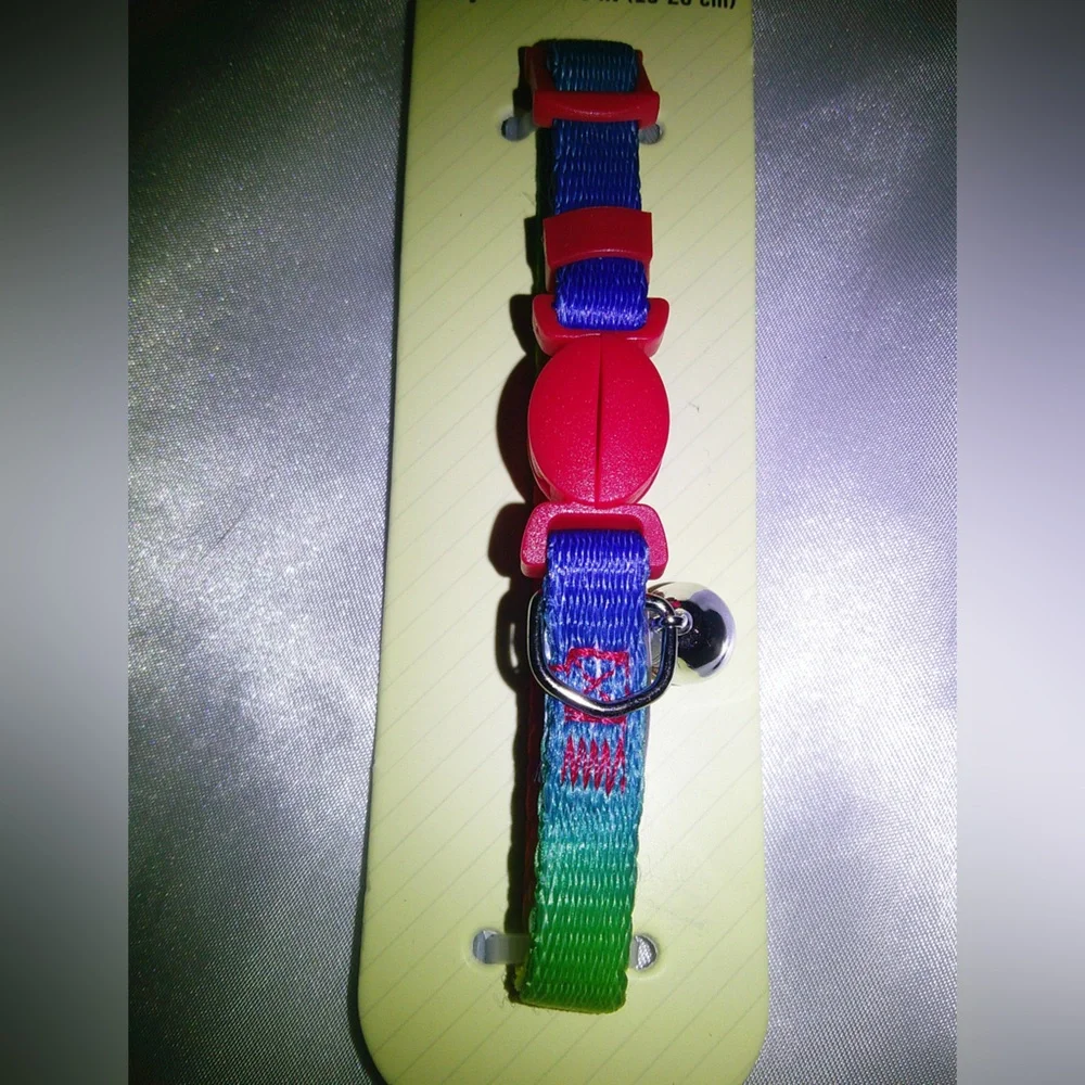 Bond & Co Rainbow Kitten Collar (6” - 8”)